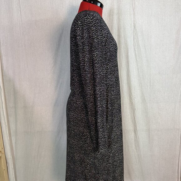 J Jill Wearever Collection Dress Womens Size Large Knee Length Long Sleeve F733 - Picture 5 of 13